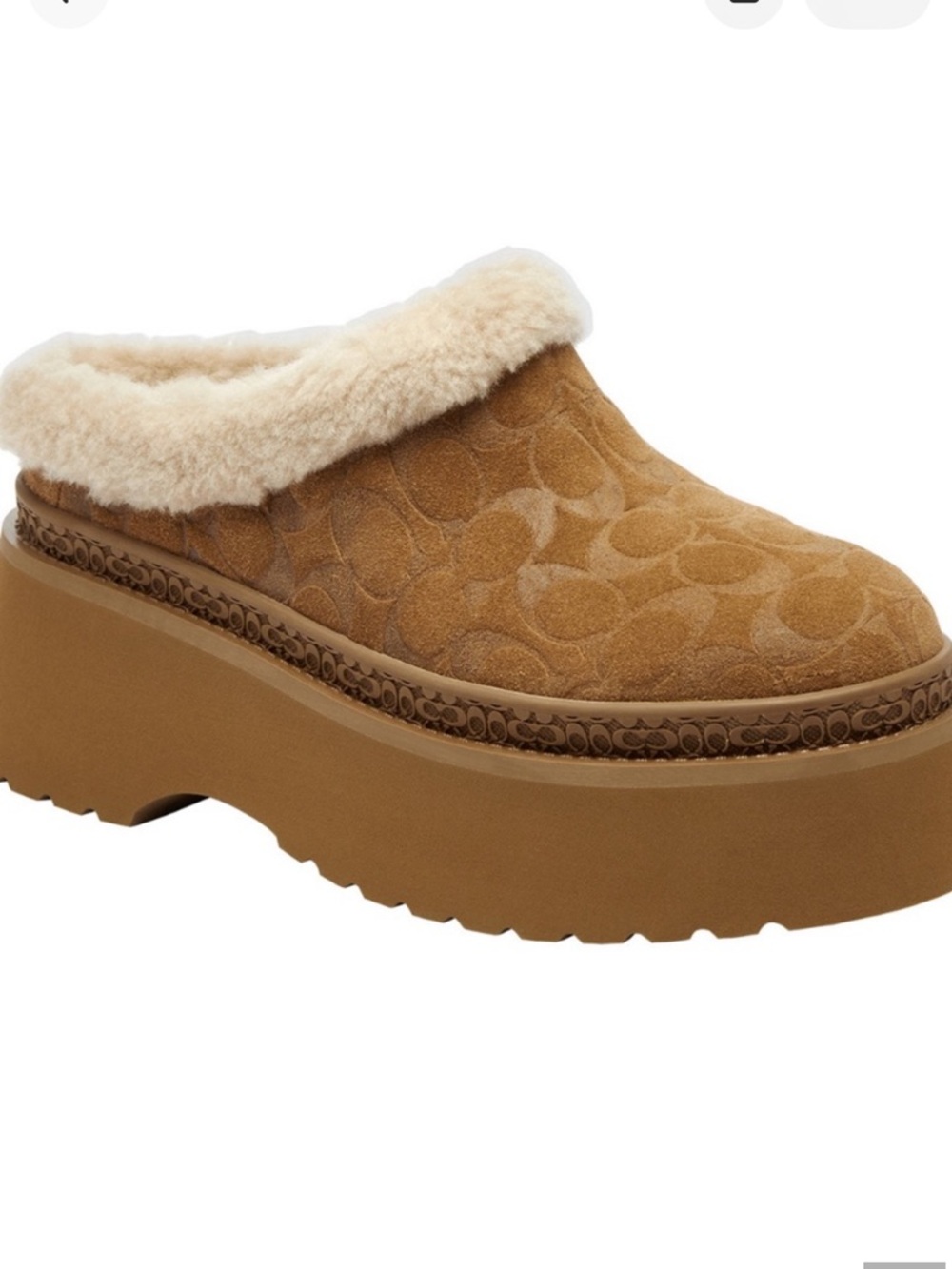COACH Women's Cecelia Slip-On Platform Clogs